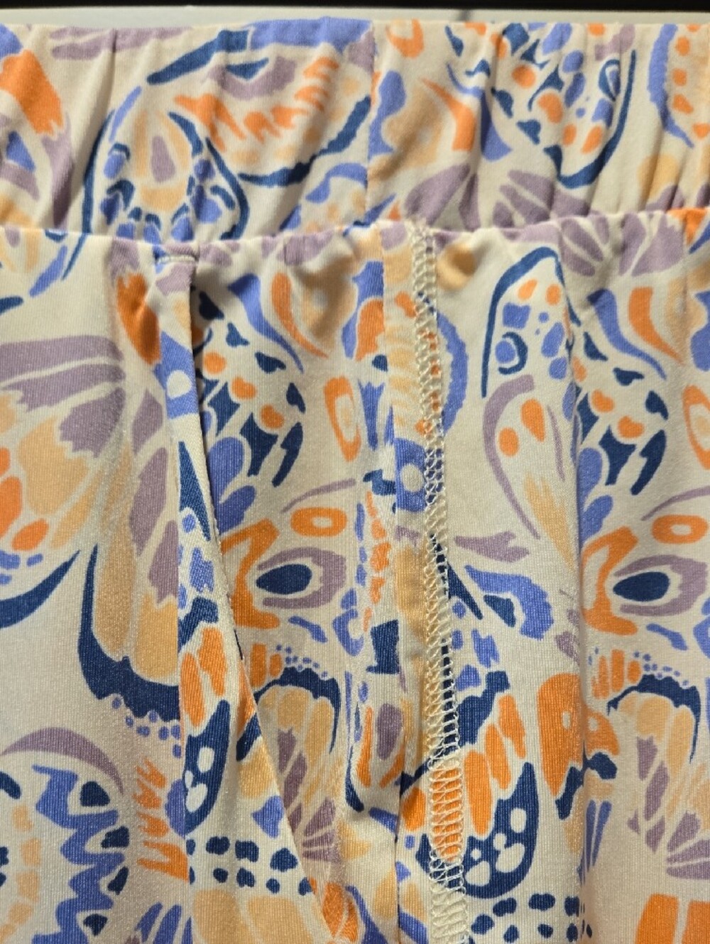 Duluth Trading Co Peach & Blue Floral Pajama Pants - Picture 5 of 6